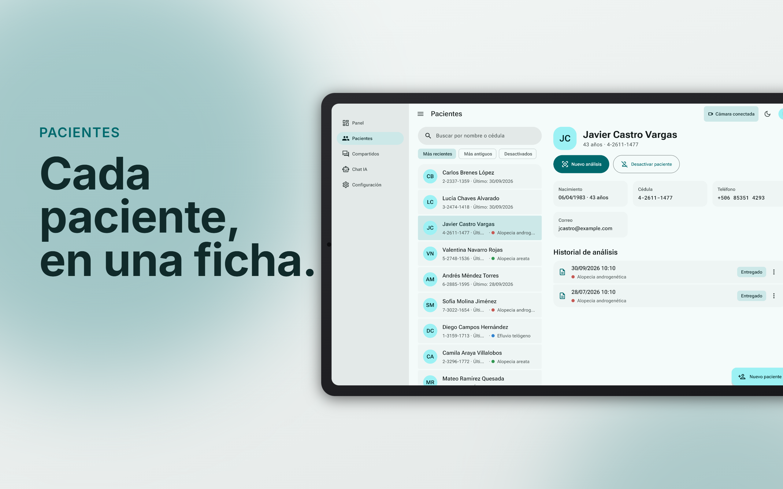 Harmonyx Trichospy — Captura del proyecto