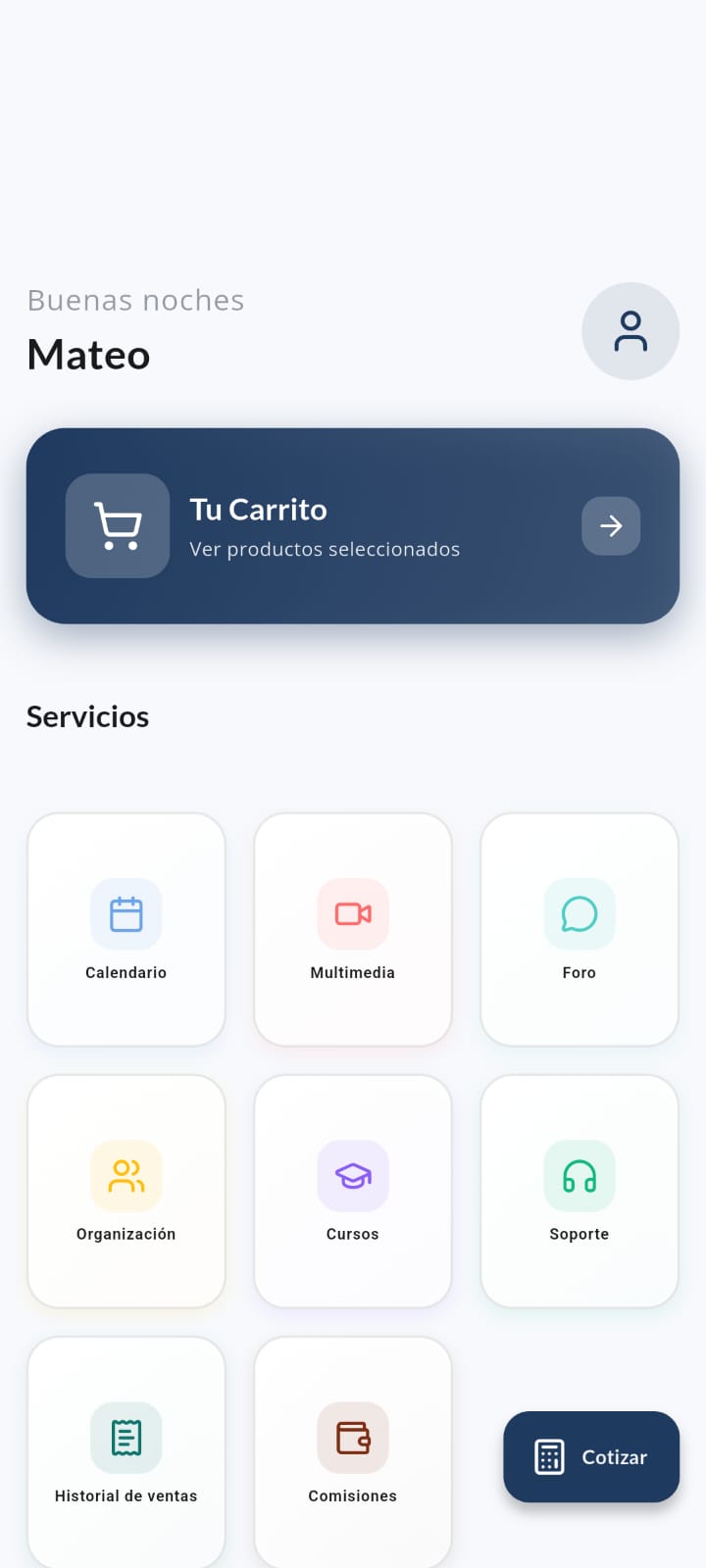 Jonezer App — Captura del proyecto