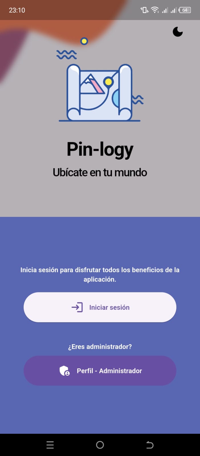 Pinlogy — Captura del proyecto